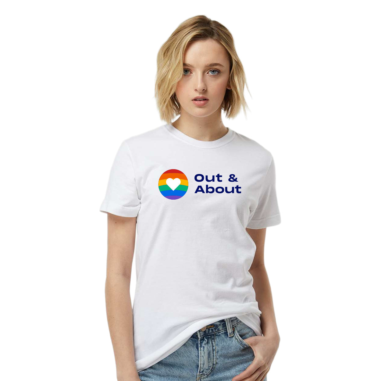 OUT AND ABOUT LOGO CLASSIC T-SHIRT