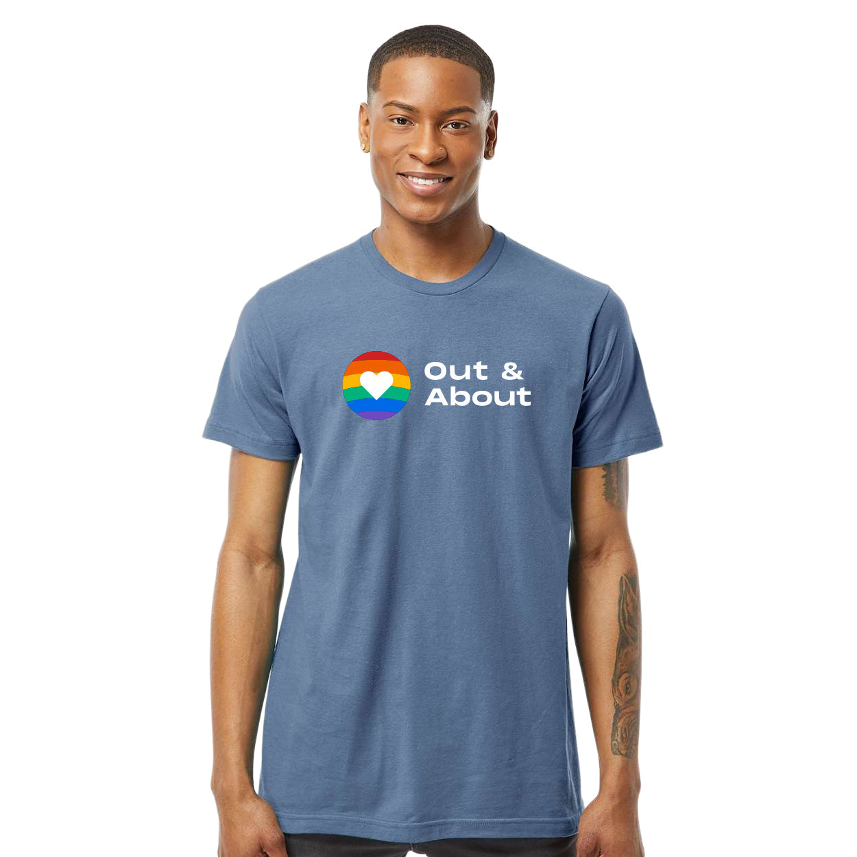 OUT AND ABOUT LOGO CLASSIC T-SHIRT