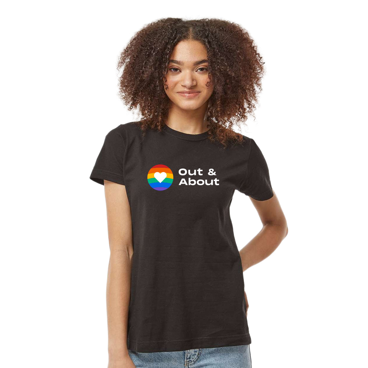 OUT AND ABOUT LOGO CLASSIC T-SHIRT
