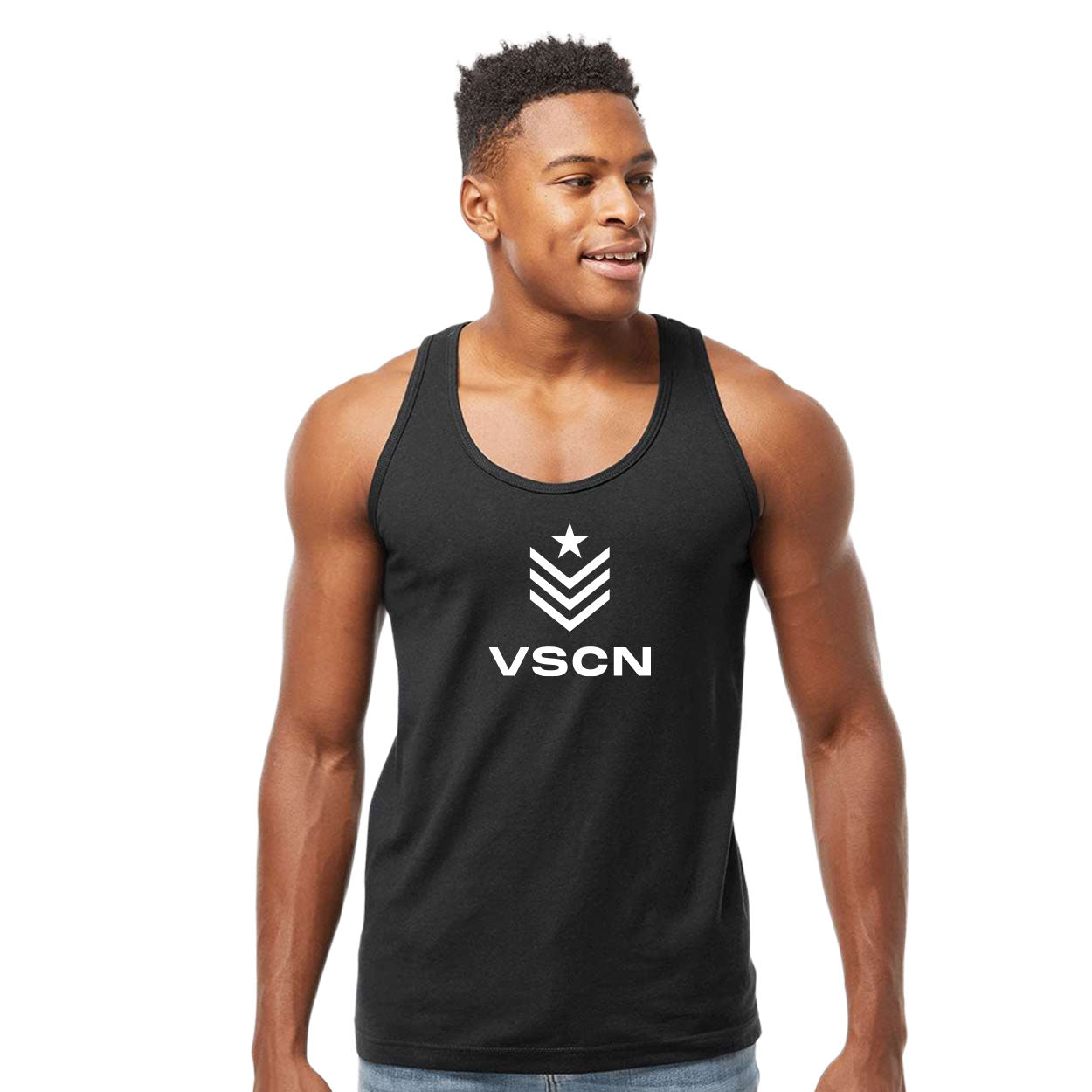 VSCN LOGO FINE JERSEY TANK TOP