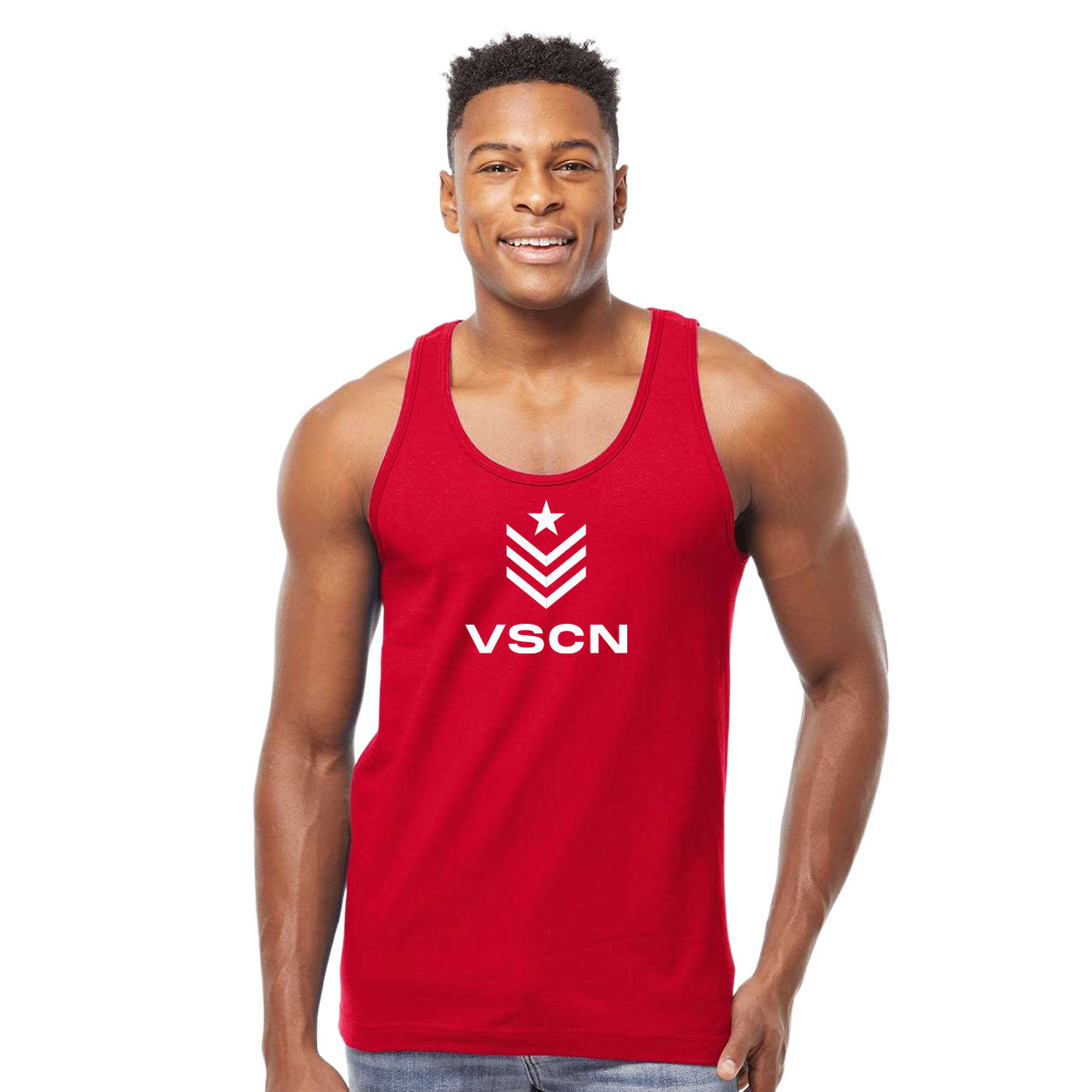 VSCN LOGO FINE JERSEY TANK TOP