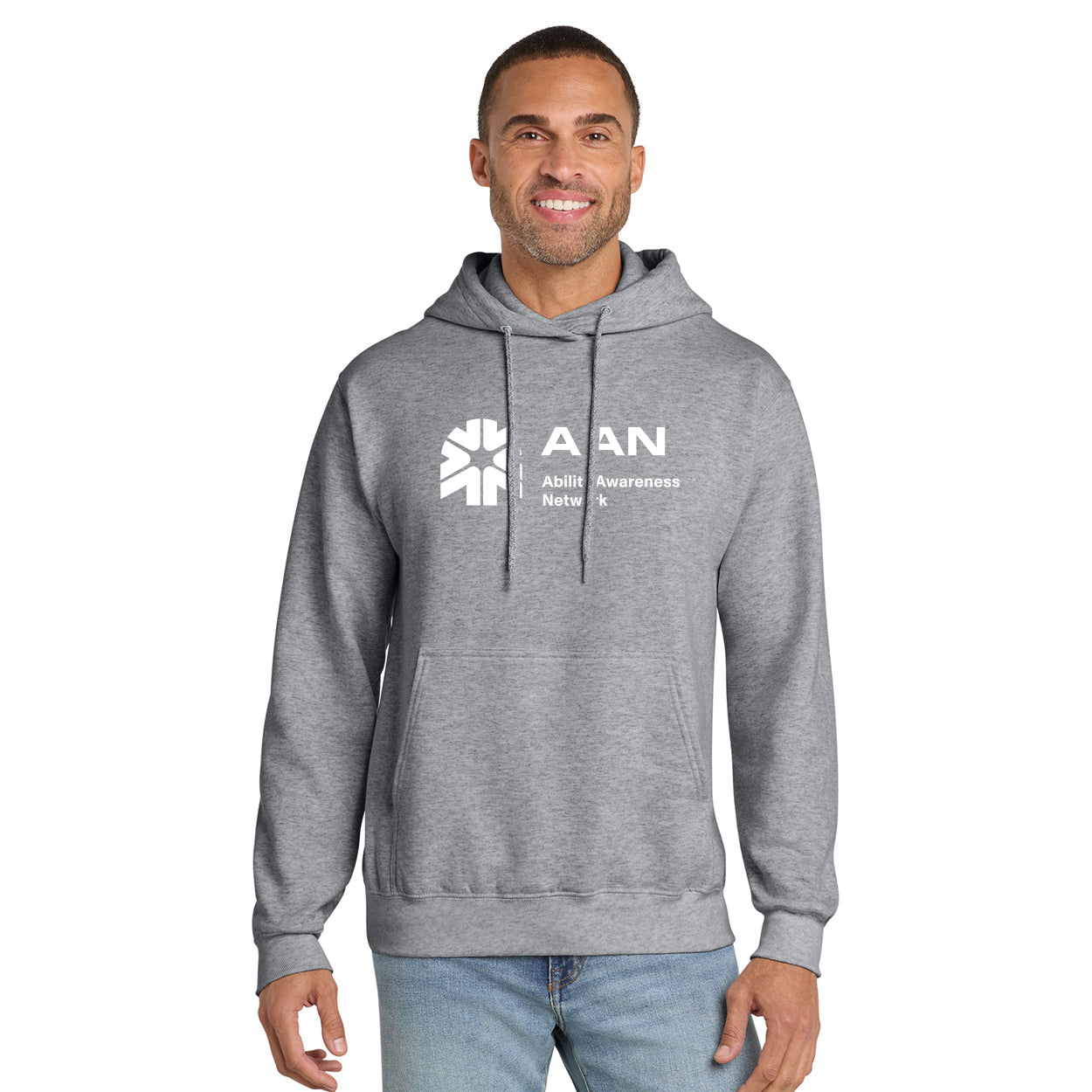 AAN LOGO ESSENTIAL FLEECE PULLOVER HOODED SWEATSHIRT