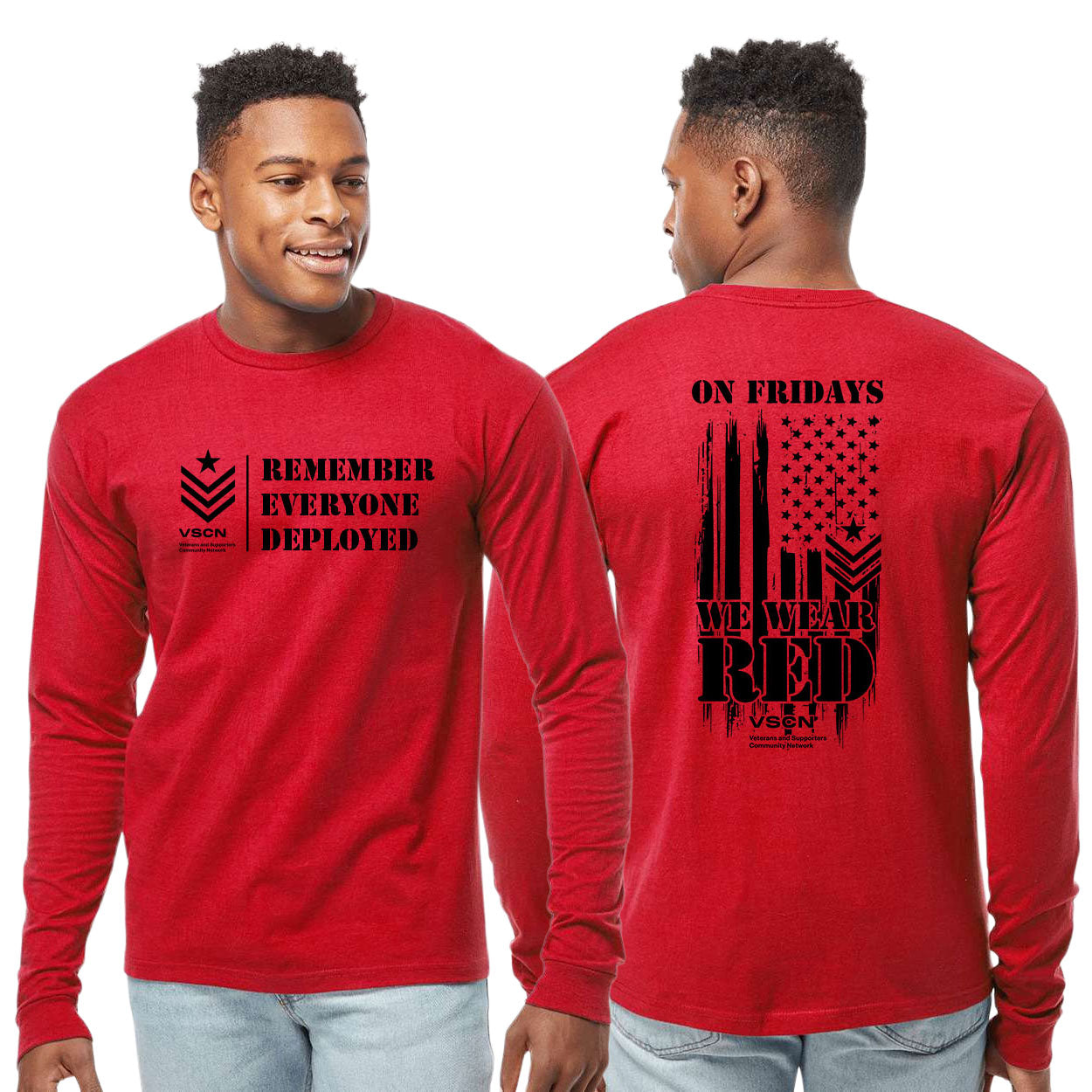 VSCN LOGO UNISEX JERSEY LONG SLEEVE T-SHIRT