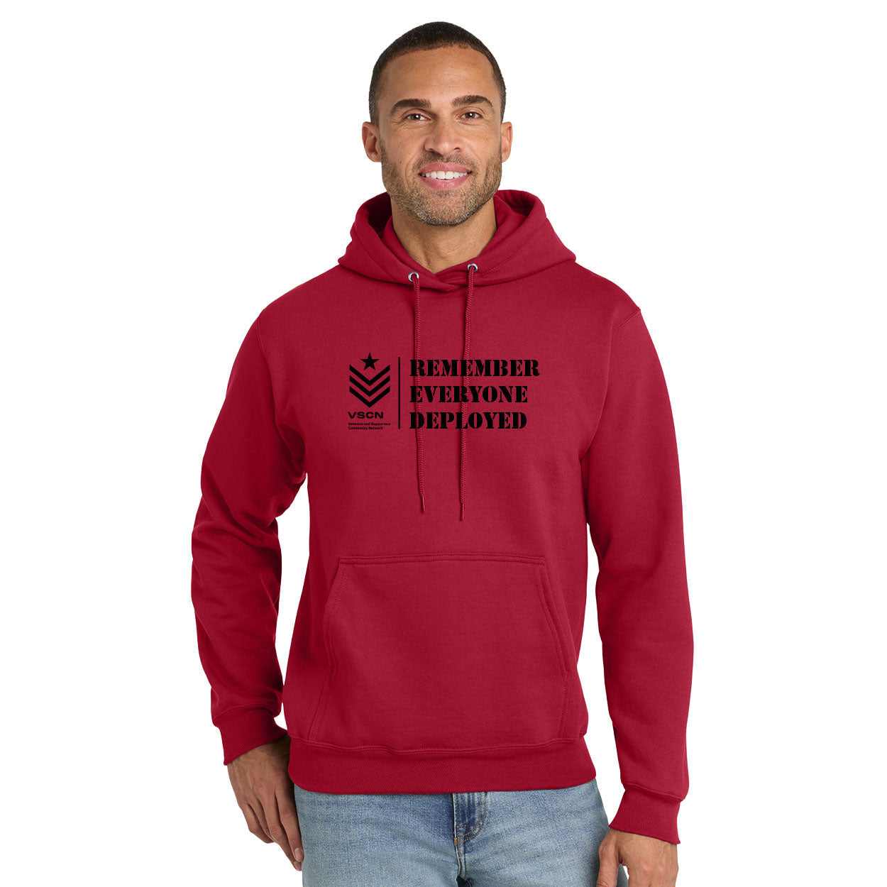 VSCN LOGO ESSENTIAL FLEECE PULLOVER HOODED SWEATSHIRT