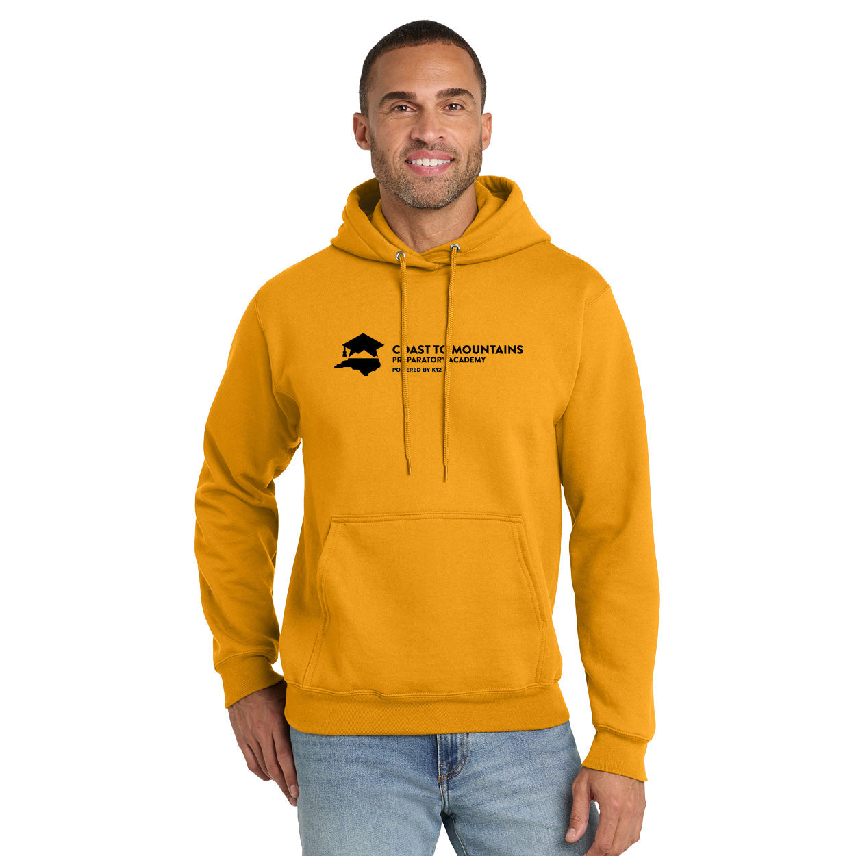 CMPA LOGO ESSENTIAL FLEECE PULLOVER HOODED SWEATSHIRT