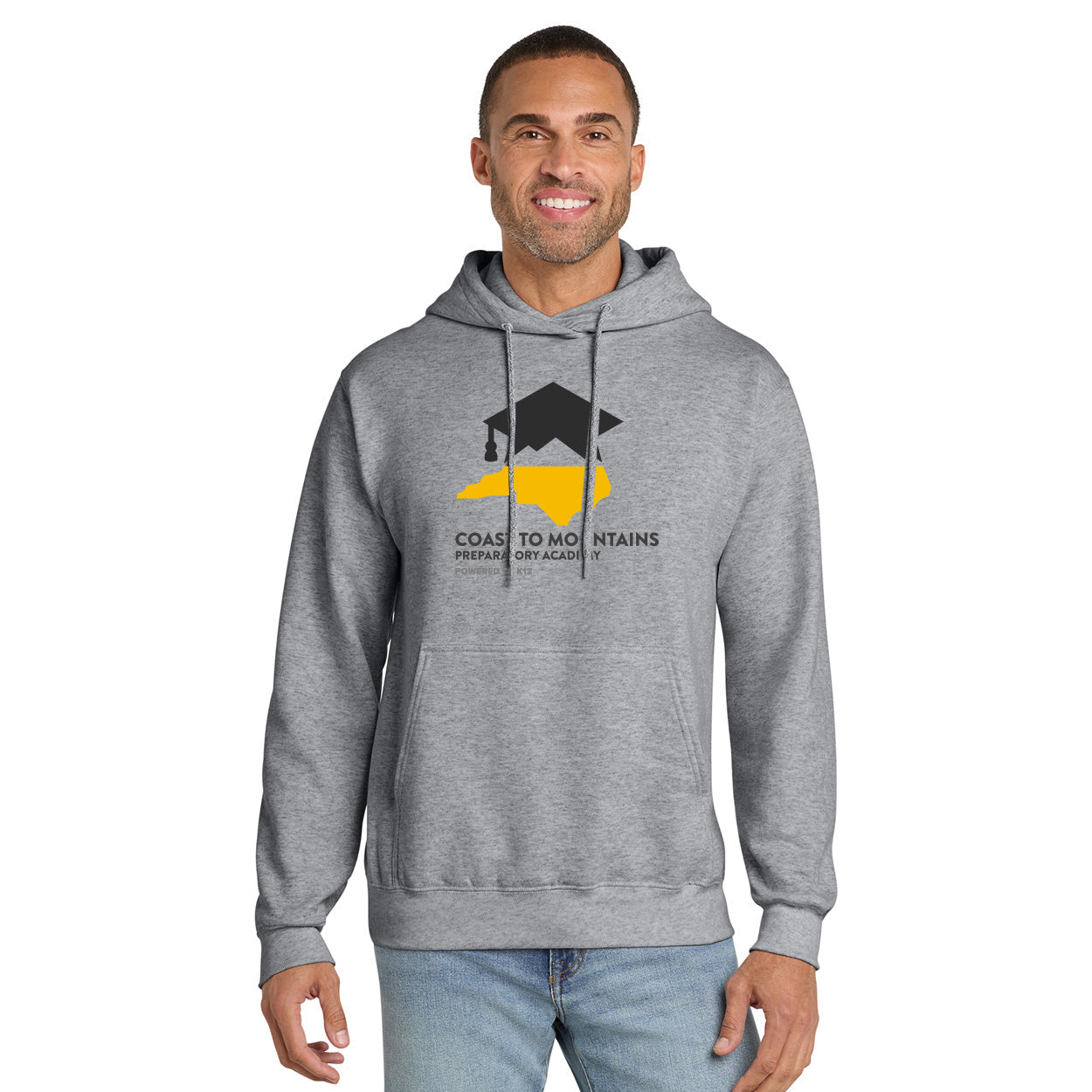 CMPA LOGO ESSENTIAL FLEECE PULLOVER HOODED SWEATSHIRT