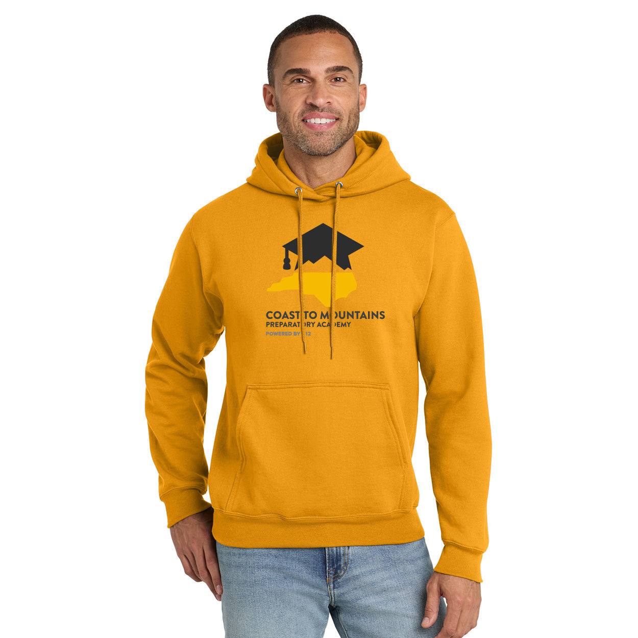 CMPA LOGO ESSENTIAL FLEECE PULLOVER HOODED SWEATSHIRT