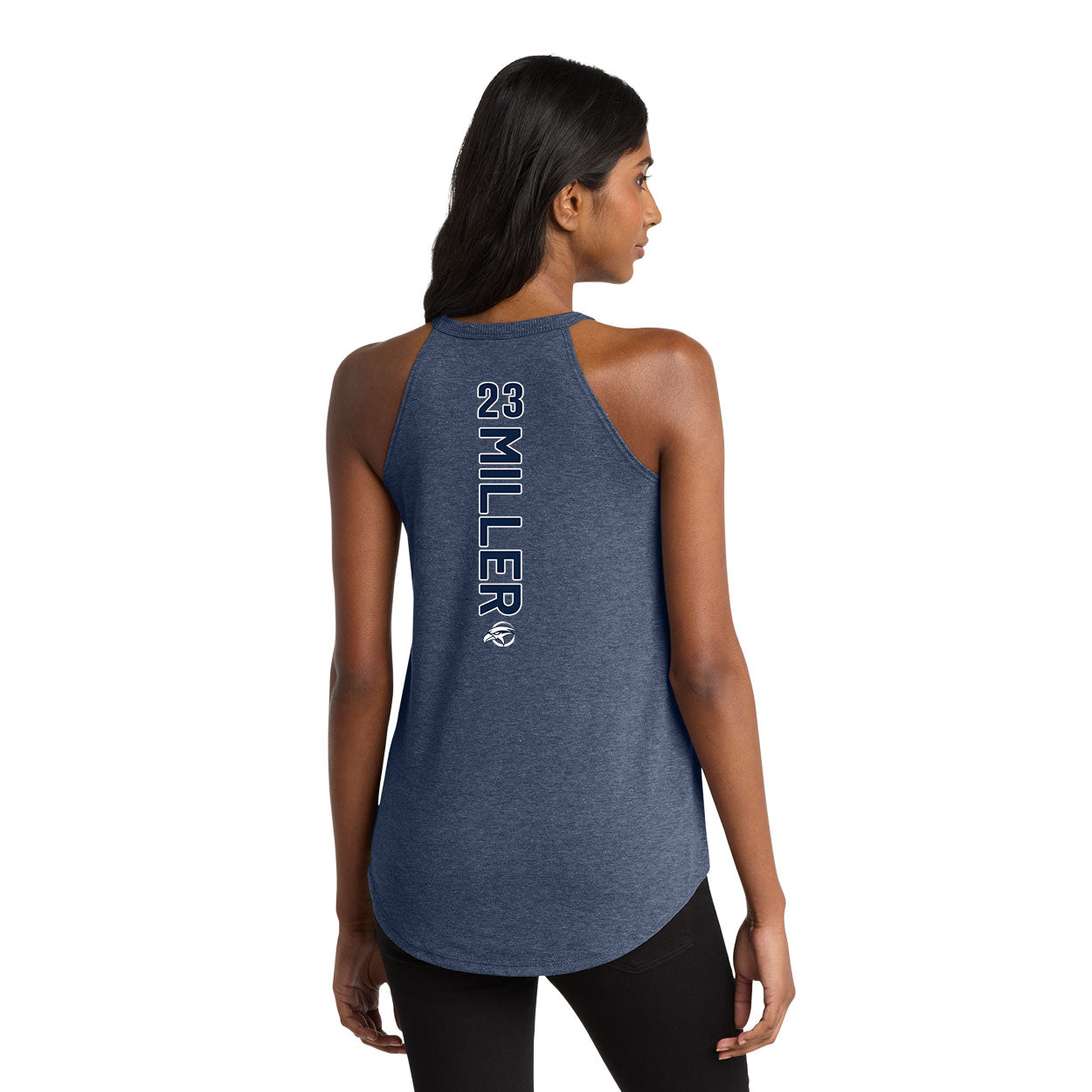 HAWKS BASEBALL PLAYER NAME (VERTICAL) WOMENÕS PERFECT TRI  ROCKER TANK