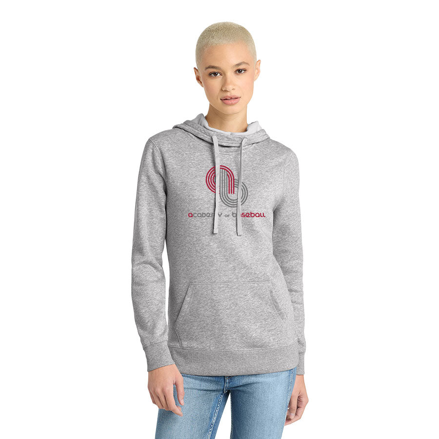 ACADEMY OF BASEBALL LOGO WOMENÕS LIGHTWEIGHT FLEECE HOODIE