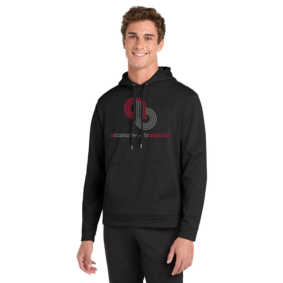 ACADEMY OF BASEBALL LOGO PERFORMANCE HOODED SWEATSHIRT