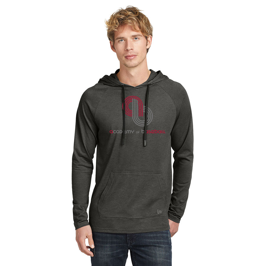 ACADEMY OF BASEBALL LOGO NEW ERA TRI-BLEND HOODIE