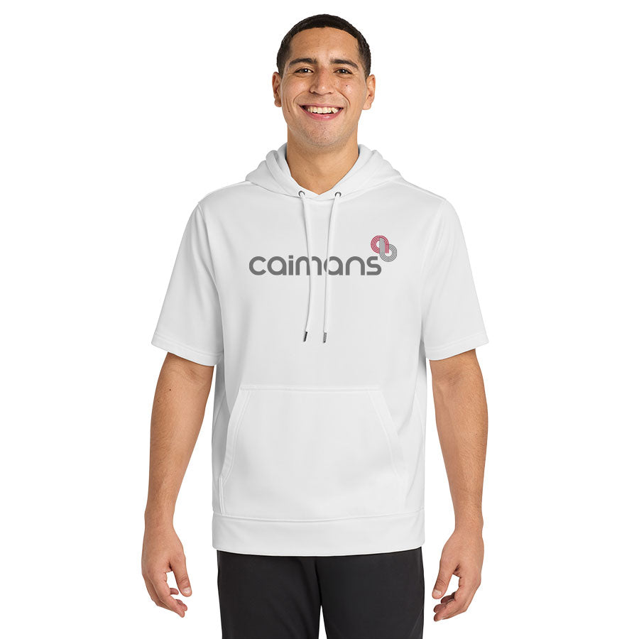 ACADEMY OF BASEBALL CAIMANS PERFORMANCE FLEECE SHORT SLEEVE HOODED PULLOVER