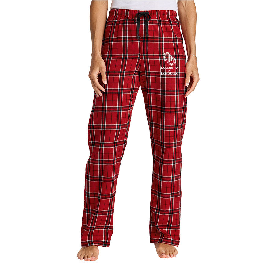 ACADEMY OF BASEBALL LOGO FLANNEL PLAID PANT