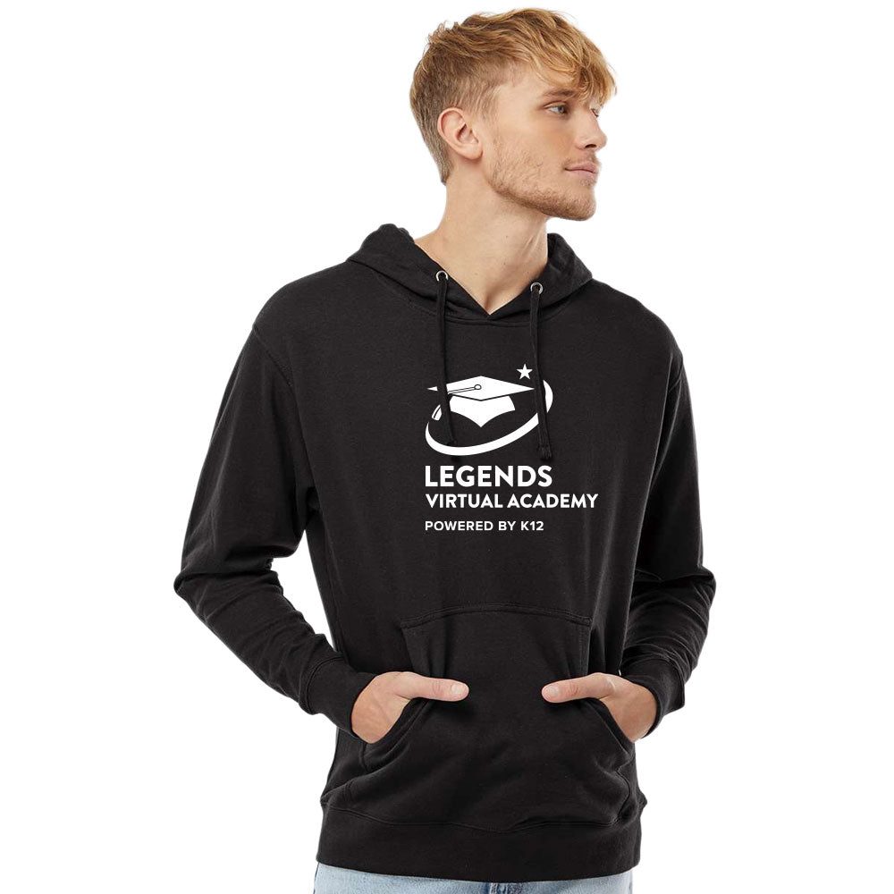 LEGENDS VIRTUAL ACADEMY LOGO MIDWEIGHT HOODED SWEATSHIRT