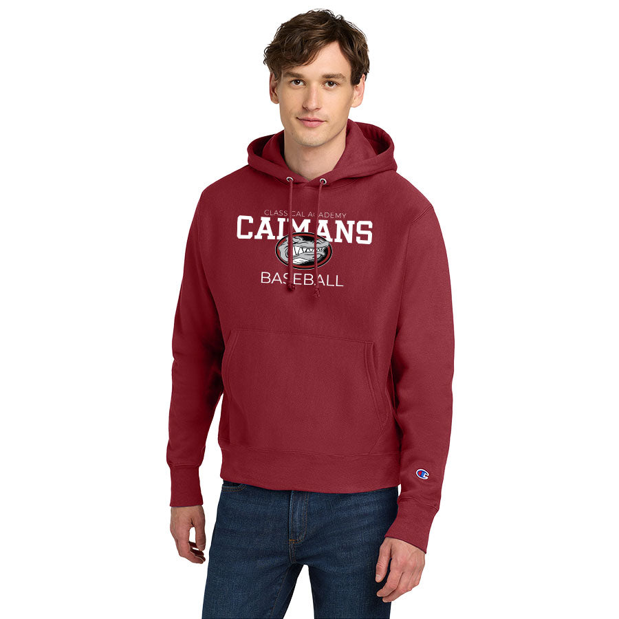 CLASSICAL ACADEMY BASEBALL PRIMARY CHAMPION REVERSE WEAVE HOODED SWEATSHIRT