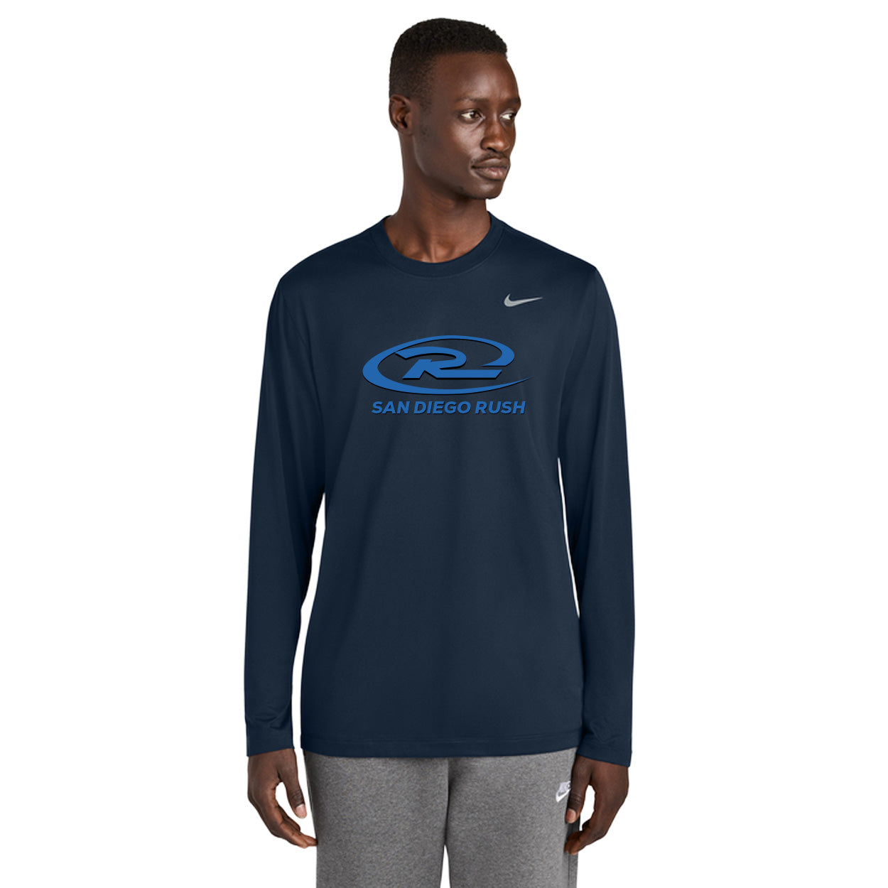 SAN DIEGO RUSH LOGO NIKE TEAM RLEGEND LONG SLEEVE TEE