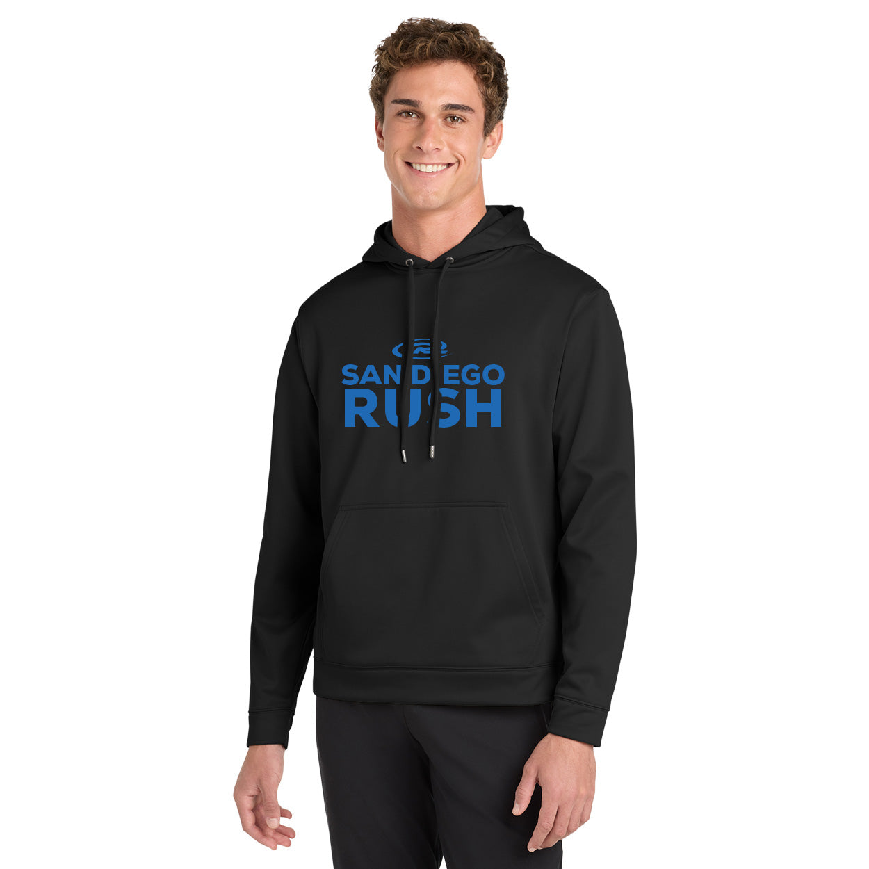 SAN DIEGO RUSH STACKED PERFORMANCE HOODED SWEATSHIRT