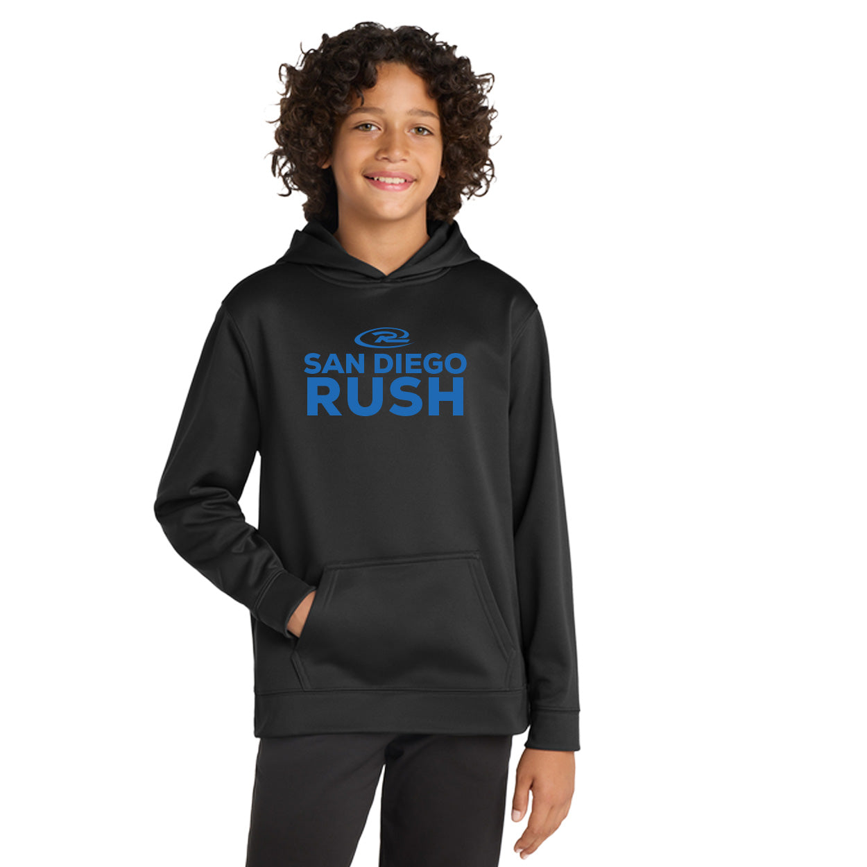 SAN DIEGO RUSH STACKED PERFORMANCE HOODED SWEATSHIRT