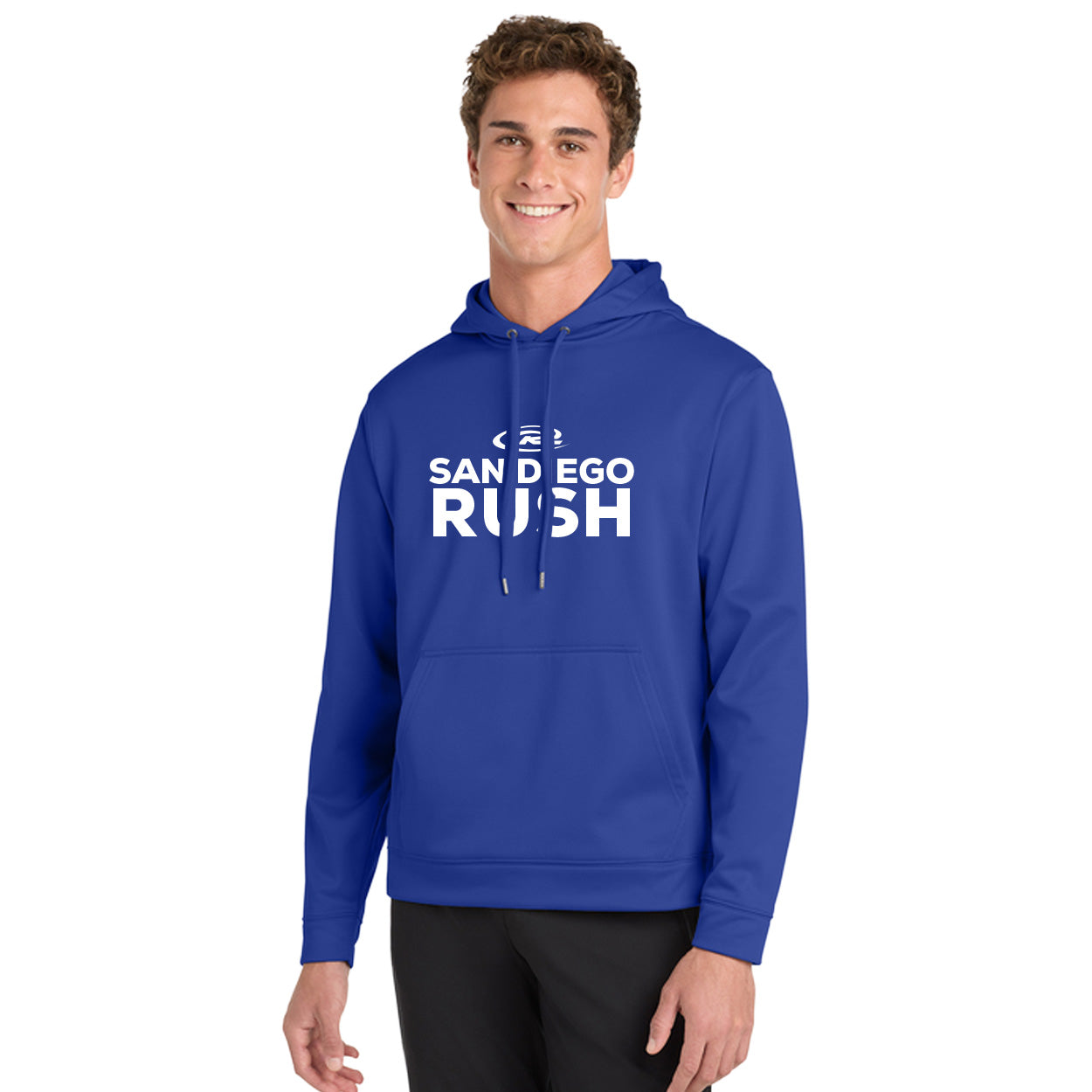 SAN DIEGO RUSH STACKED PERFORMANCE HOODED SWEATSHIRT
