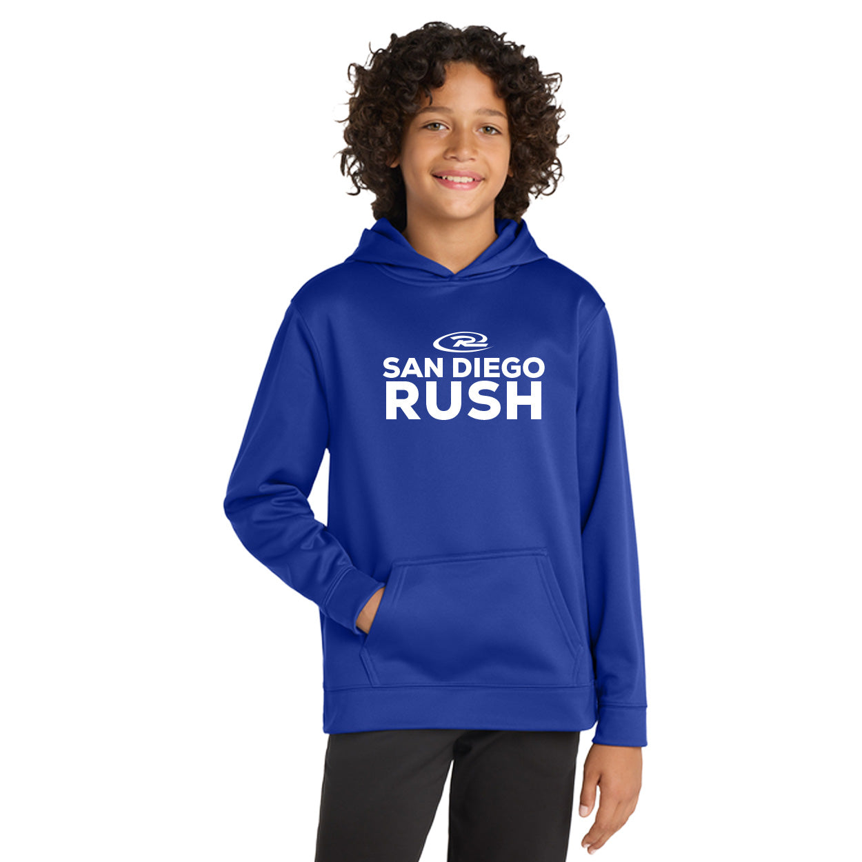 SAN DIEGO RUSH STACKED PERFORMANCE HOODED SWEATSHIRT