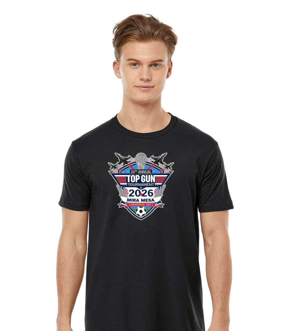 2026 MIRA MESA TOP GUN TOURNAMENT LOGO CLASSIC T-SHIRT