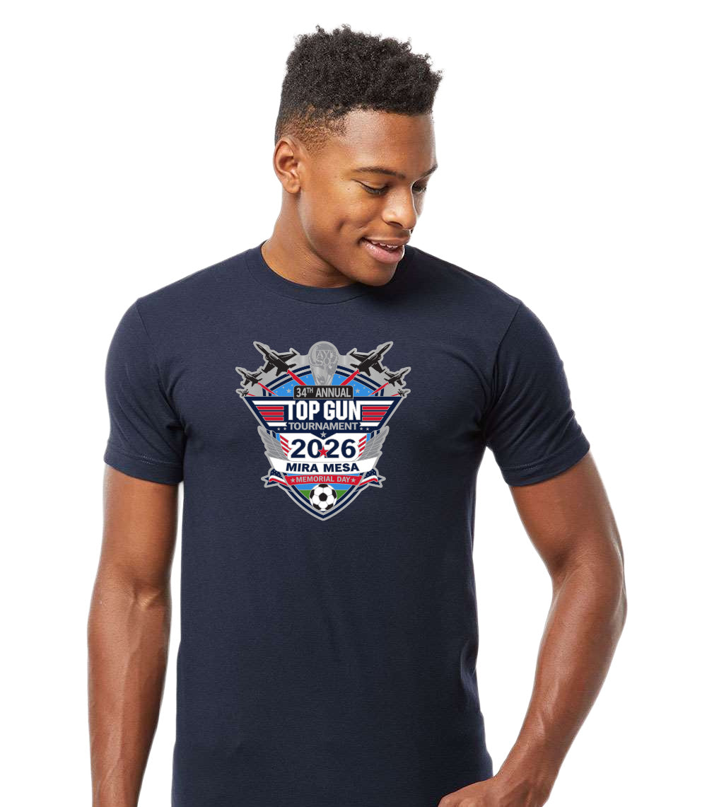 2026 MIRA MESA TOP GUN TOURNAMENT LOGO CLASSIC T-SHIRT