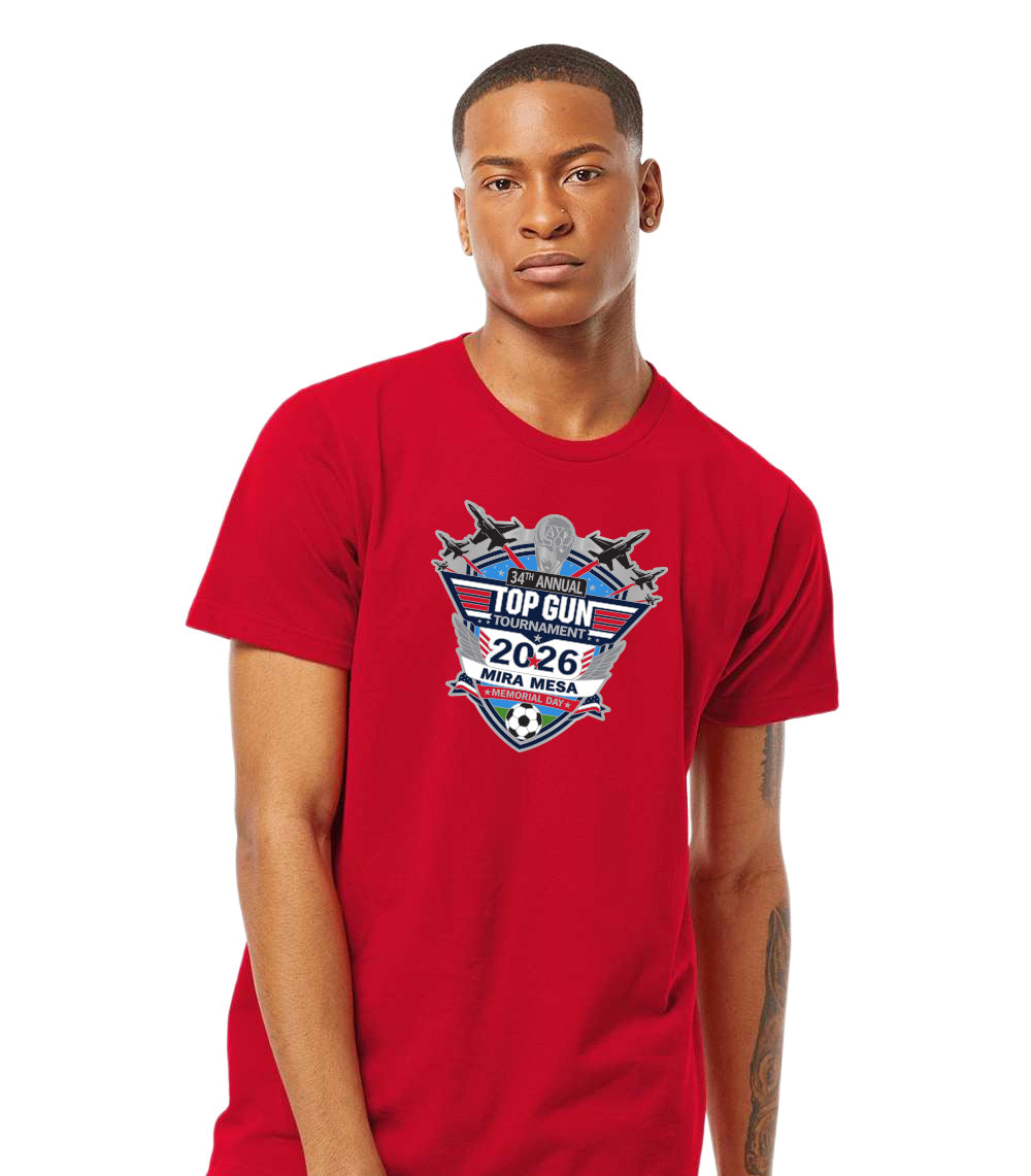 2026 MIRA MESA TOP GUN TOURNAMENT LOGO CLASSIC T-SHIRT