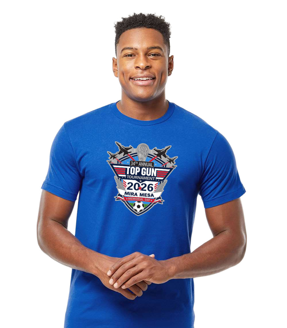 2026 MIRA MESA TOP GUN TOURNAMENT LOGO CLASSIC T-SHIRT