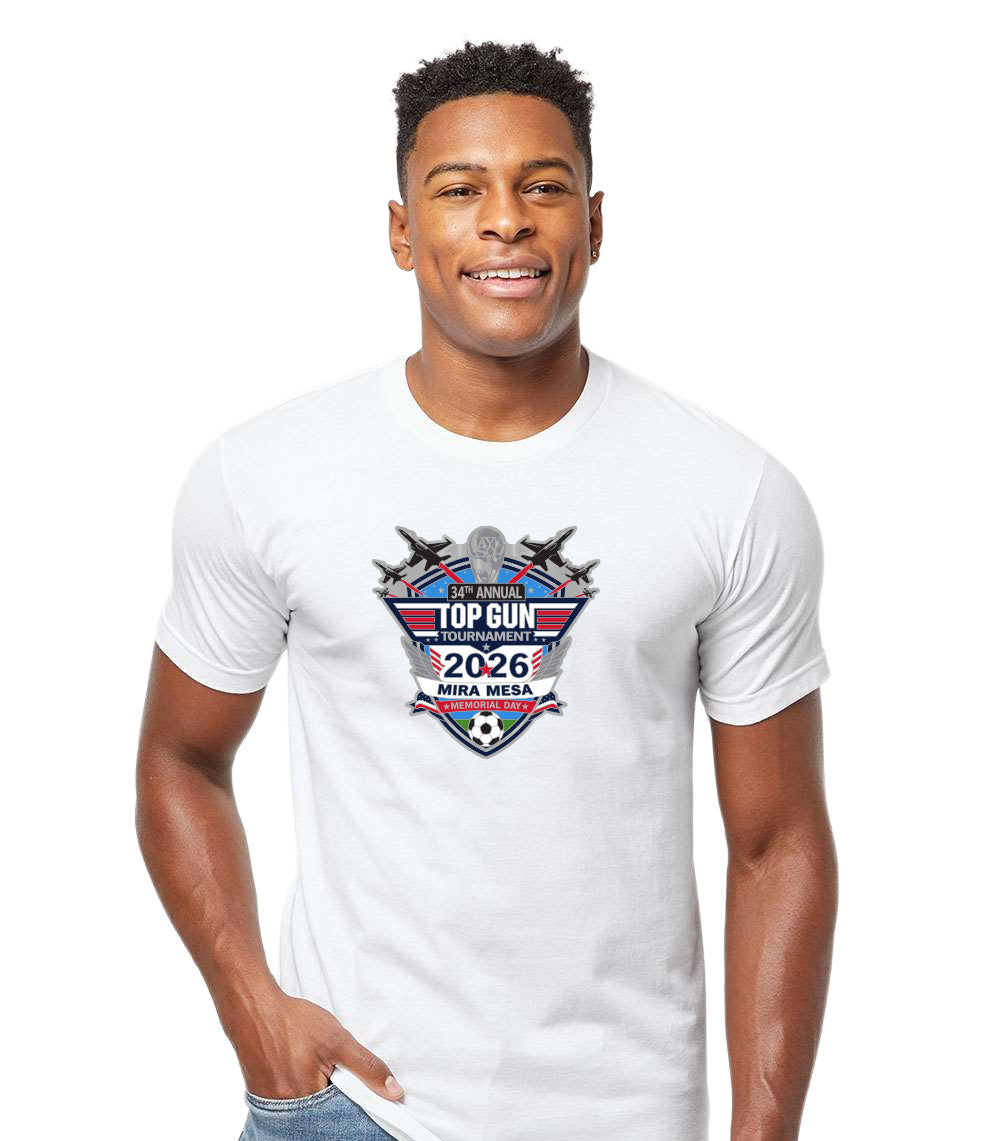 2026 MIRA MESA TOP GUN TOURNAMENT LOGO CLASSIC T-SHIRT