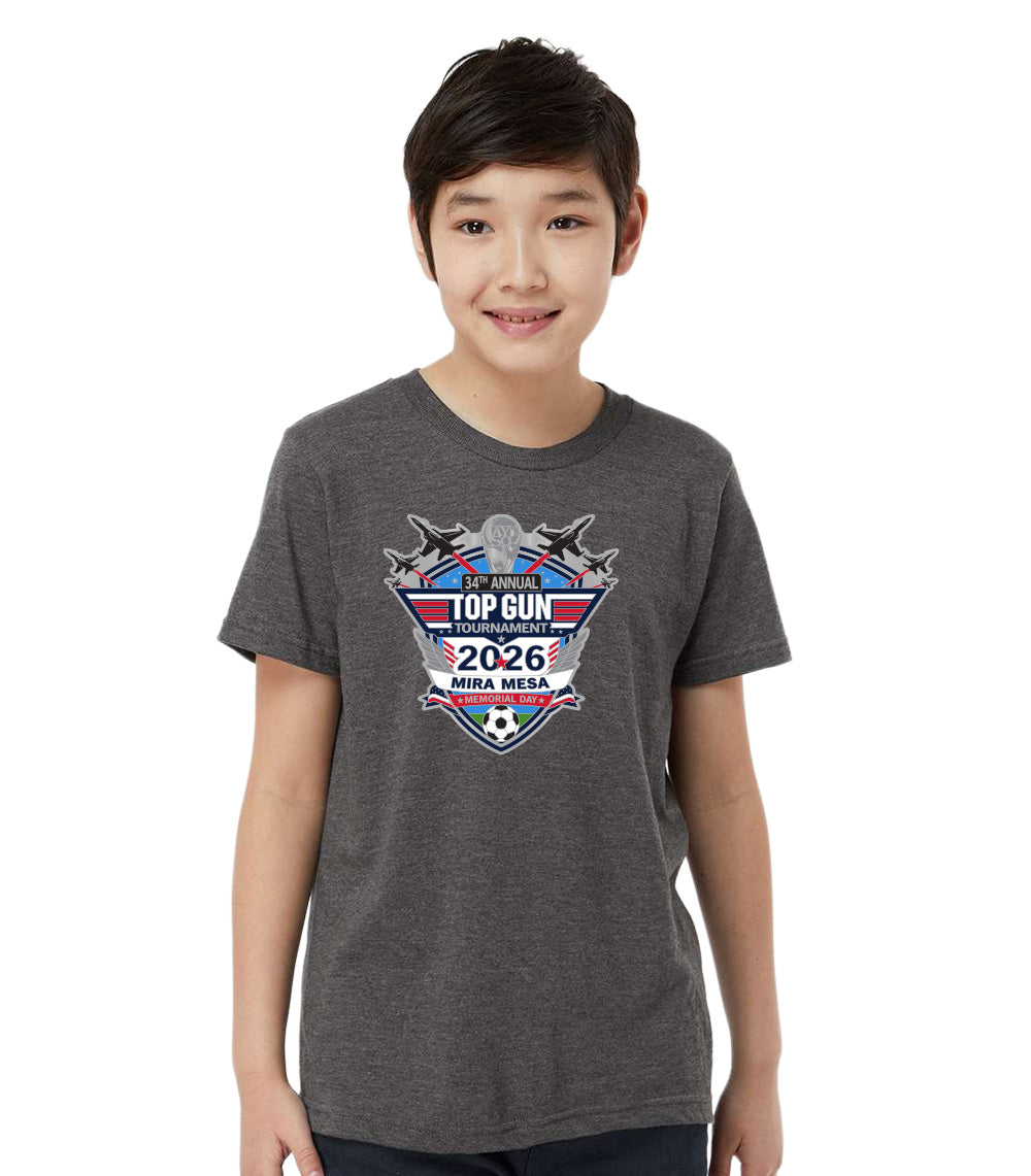2026 MIRA MESA TOP GUN TOURNAMENT LOGO T-SHIRT