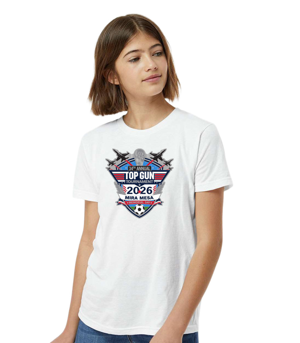 2026 MIRA MESA TOP GUN TOURNAMENT LOGO T-SHIRT
