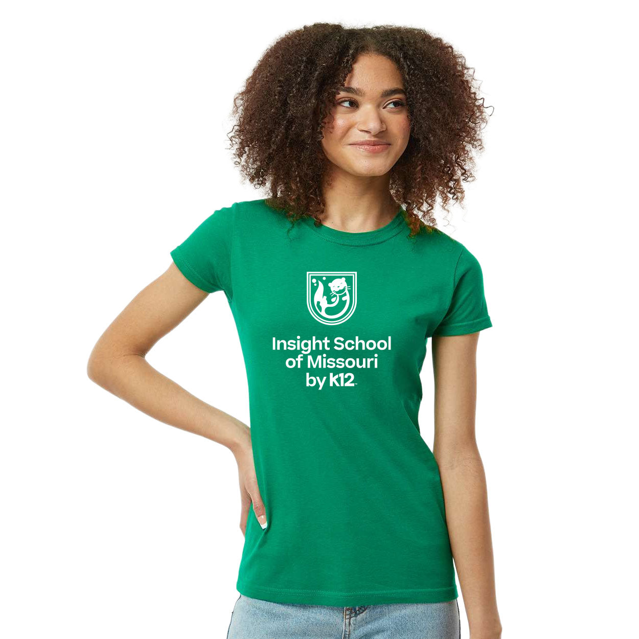 Insight School of Missouri LOGO SLIM FIT JERSEY TEE