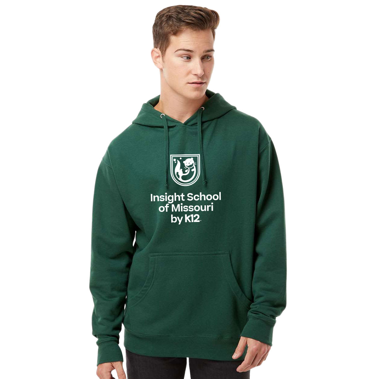 Insight School of Missouri LOGO MIDWEIGHT HOODED SWEATSHIRT