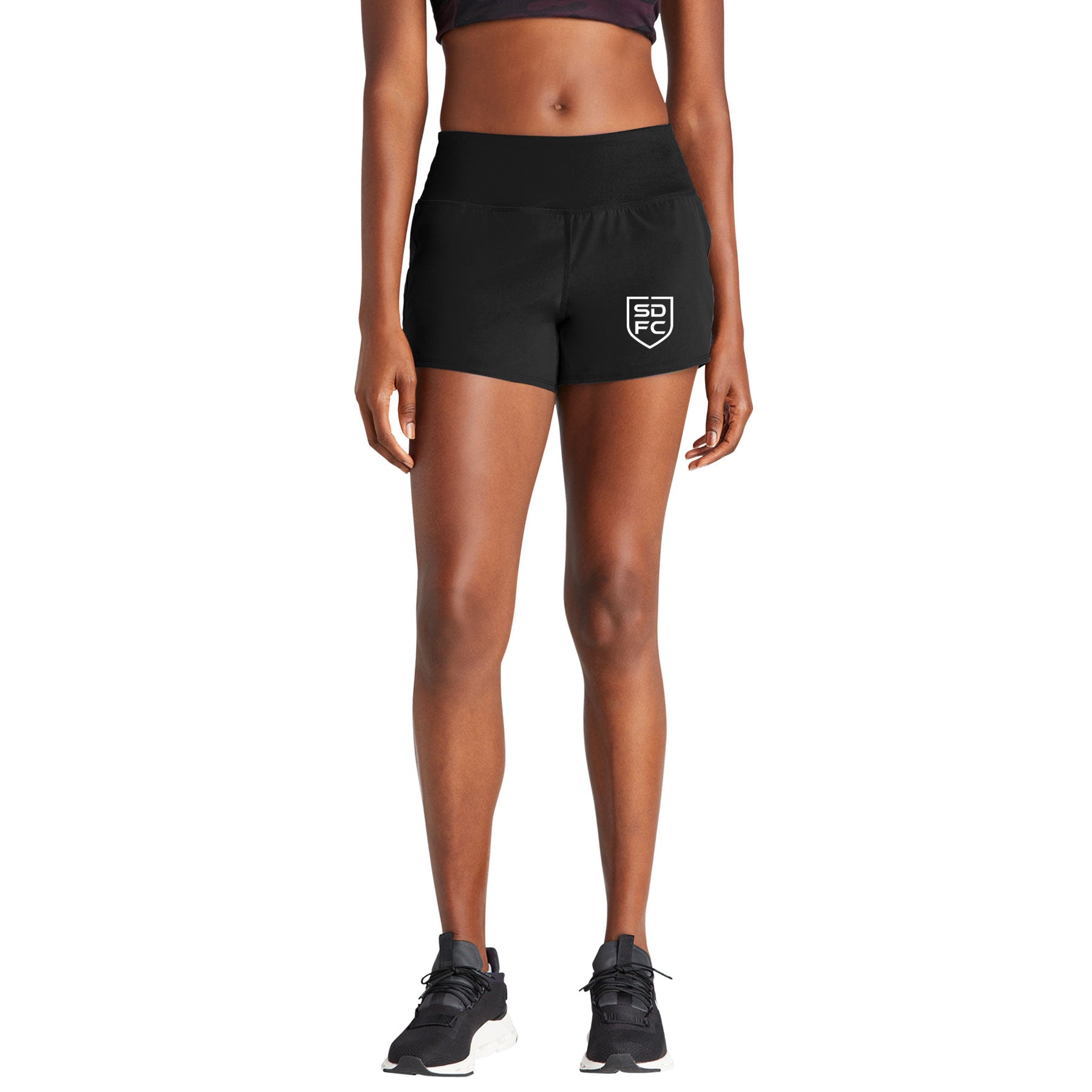 SD FENCING LOGO WOMEN'S REPEAT SHORT