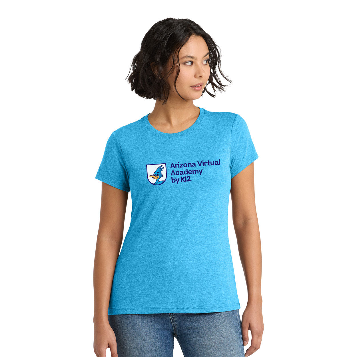 AZVA LOGO WOMEN'S PERFECT TRI TEE