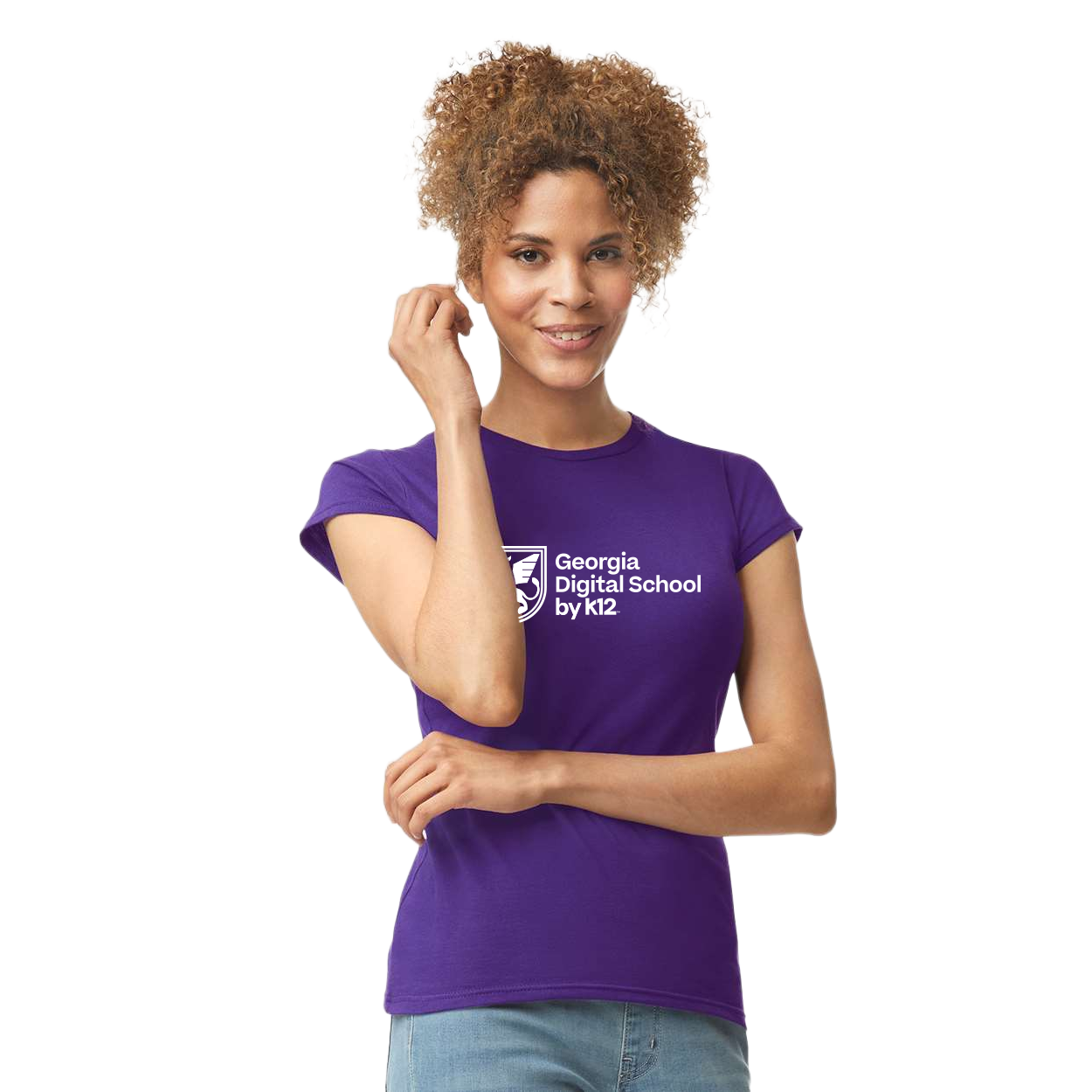 GEORGIA DIGITAL SCHOOL LOGO GILDAN SOFTSTYLE¨ WOMEN'S T-SHIRT