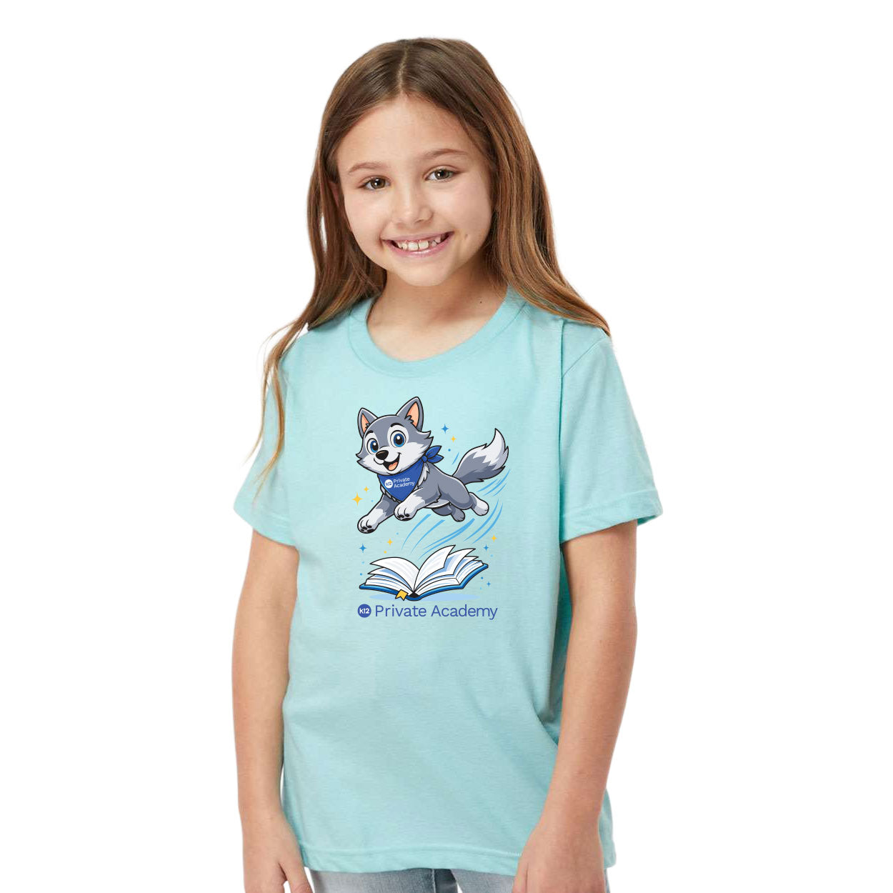 K12 PRIVATE ACADEMY WOLFIE HOPS T-SHIRT