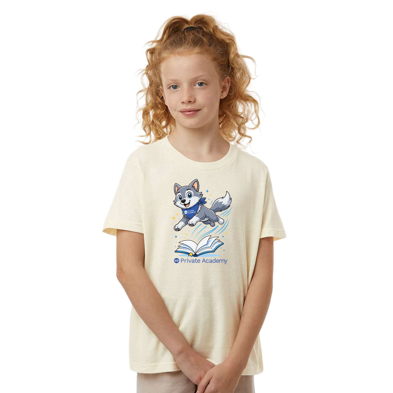 K12 PRIVATE ACADEMY WOLFIE HOPS T-SHIRT
