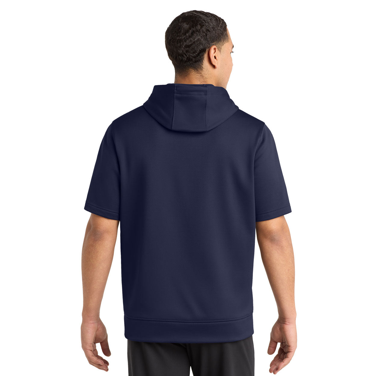 HAWKS CITY CONNECT II PERFORMANCE FLEECE SHORT SLEEVE HOODED PULLOVER
