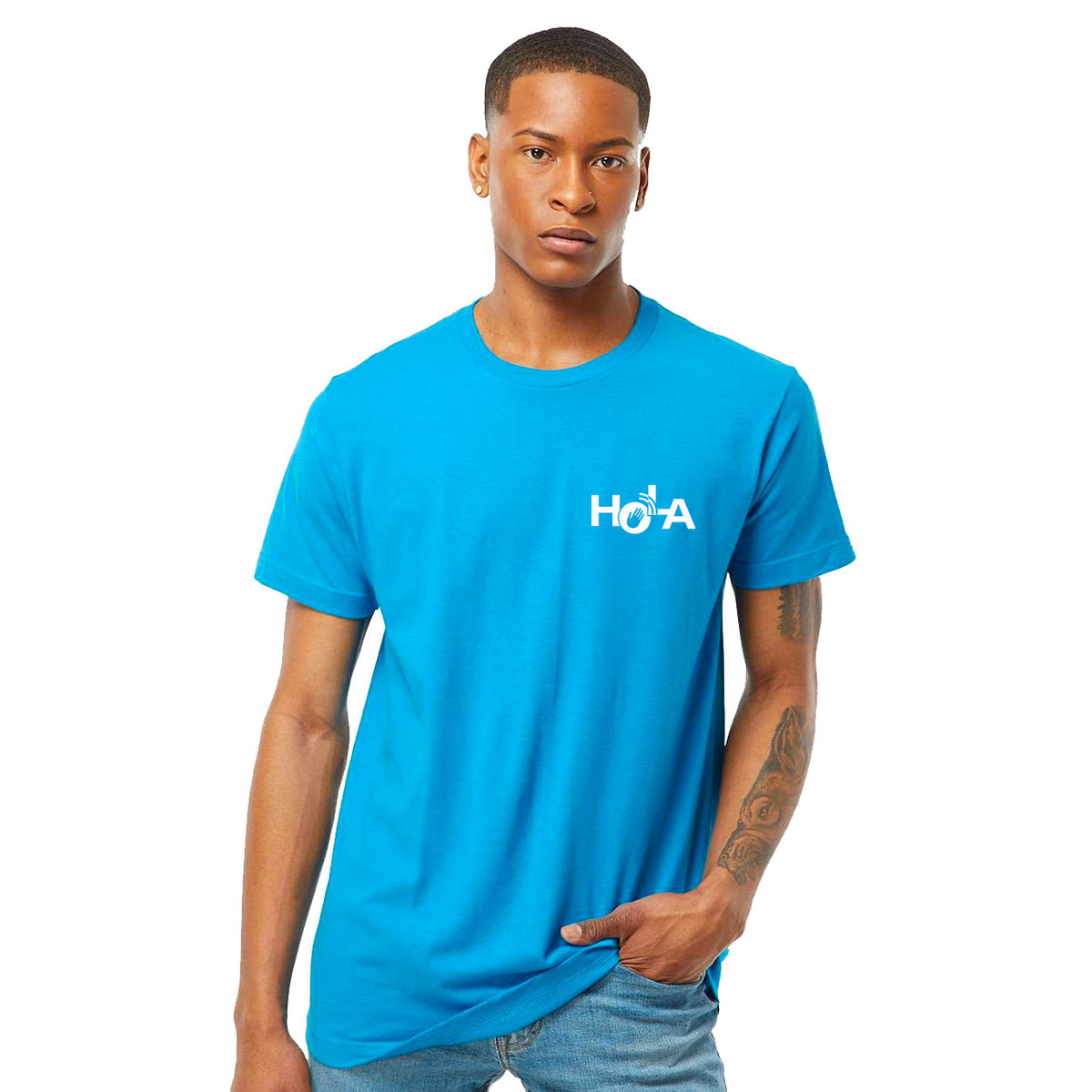 HOLA LEFT CHEST LOGO CLASSIC T-SHIRT