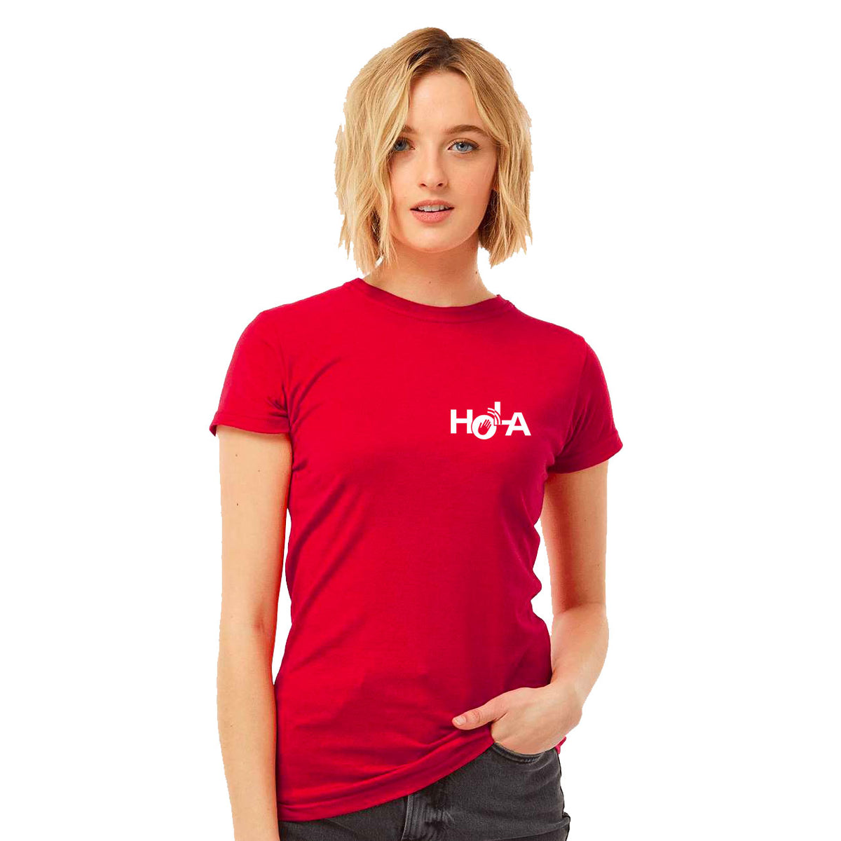 HOLA LEFT CHEST LOGO CLASSIC T-SHIRT