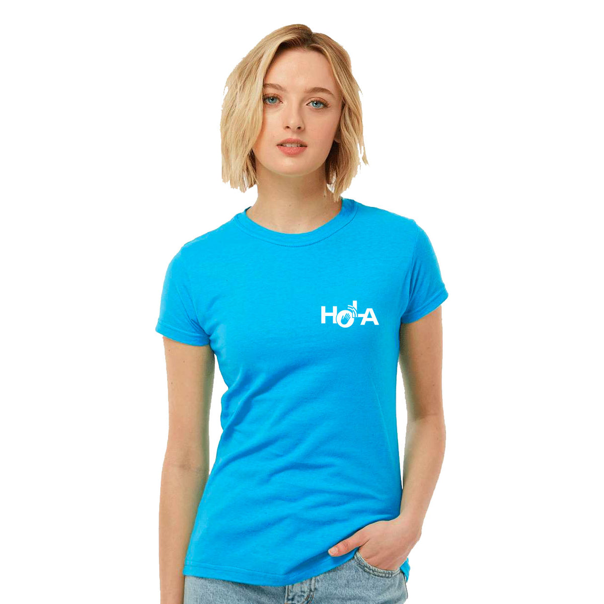 HOLA LEFT CHEST LOGO CLASSIC T-SHIRT