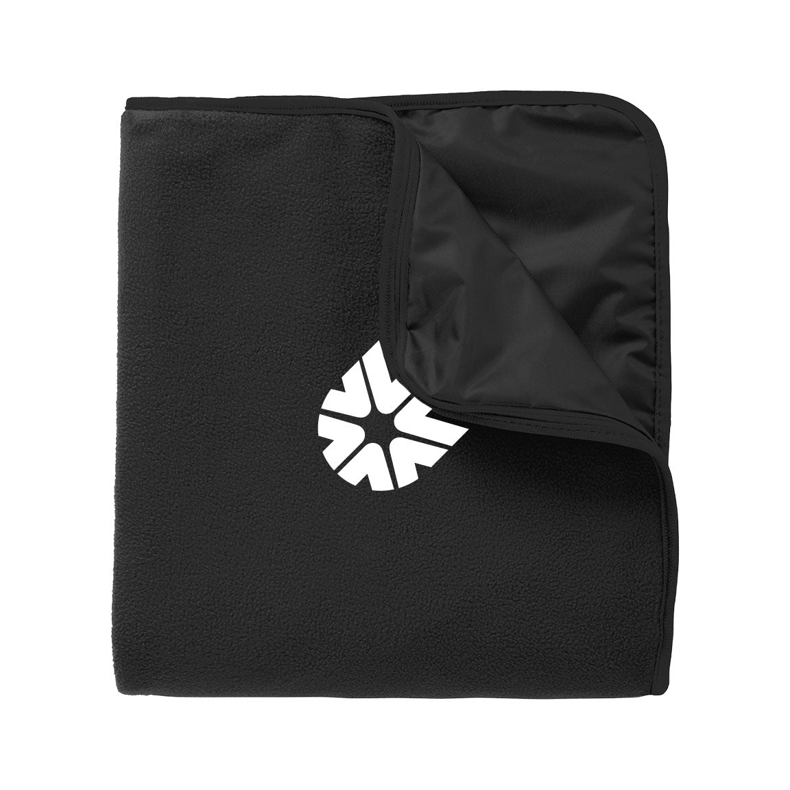AAN LOGO FLEECE & POLY TRAVEL BLANKET