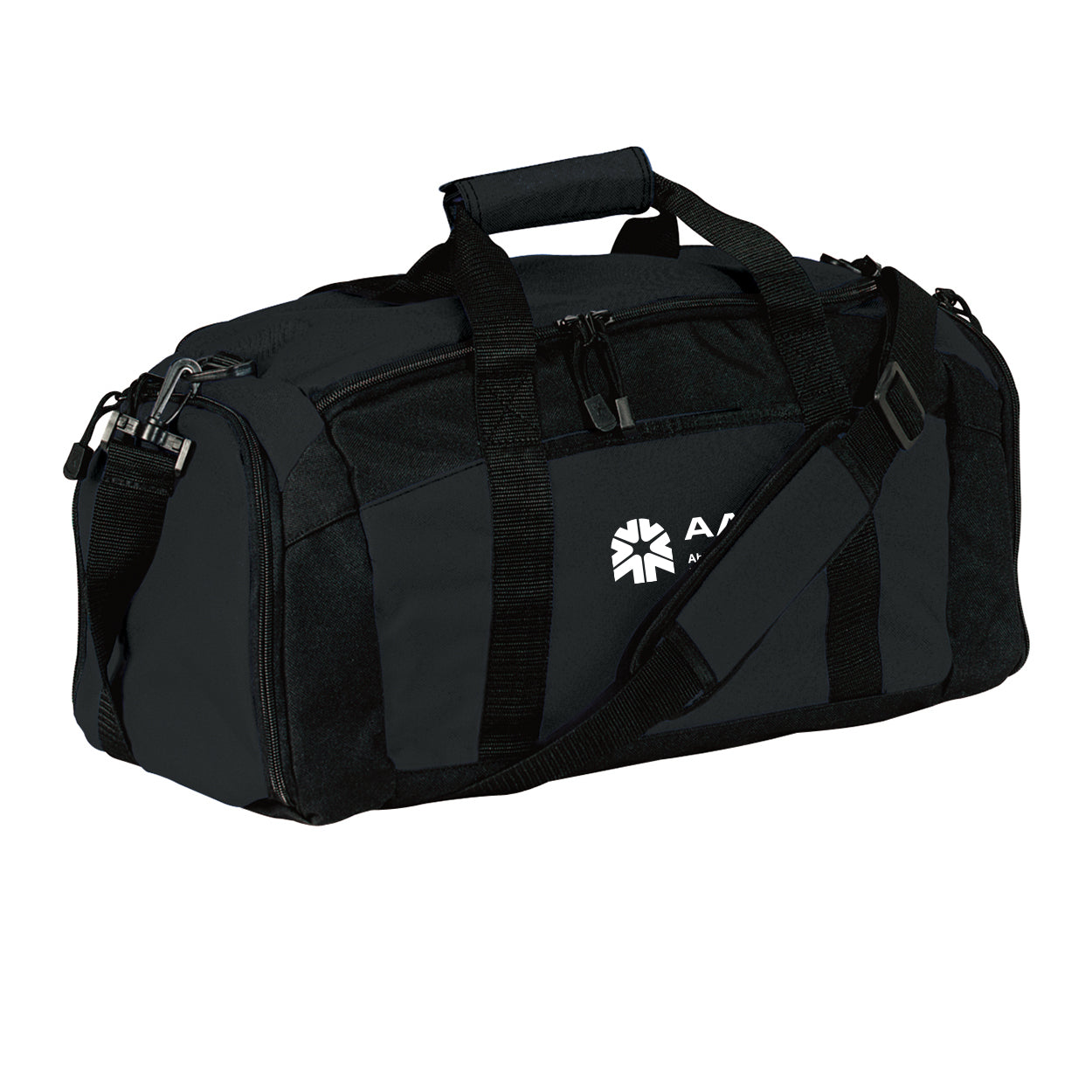 AAN LOGO EMBROIDERED PLAYER DUFFLE BAG
