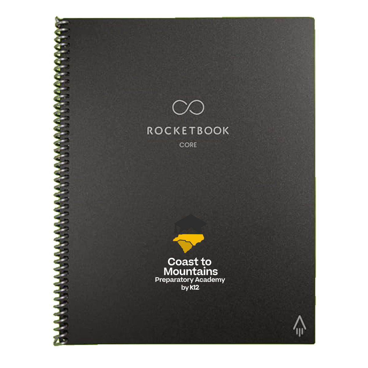 CMPA Rocketbook Core Reusable Smart Notebook, Lined Pages For School, Work and Creative Projects, Letter Size 8.5x11
