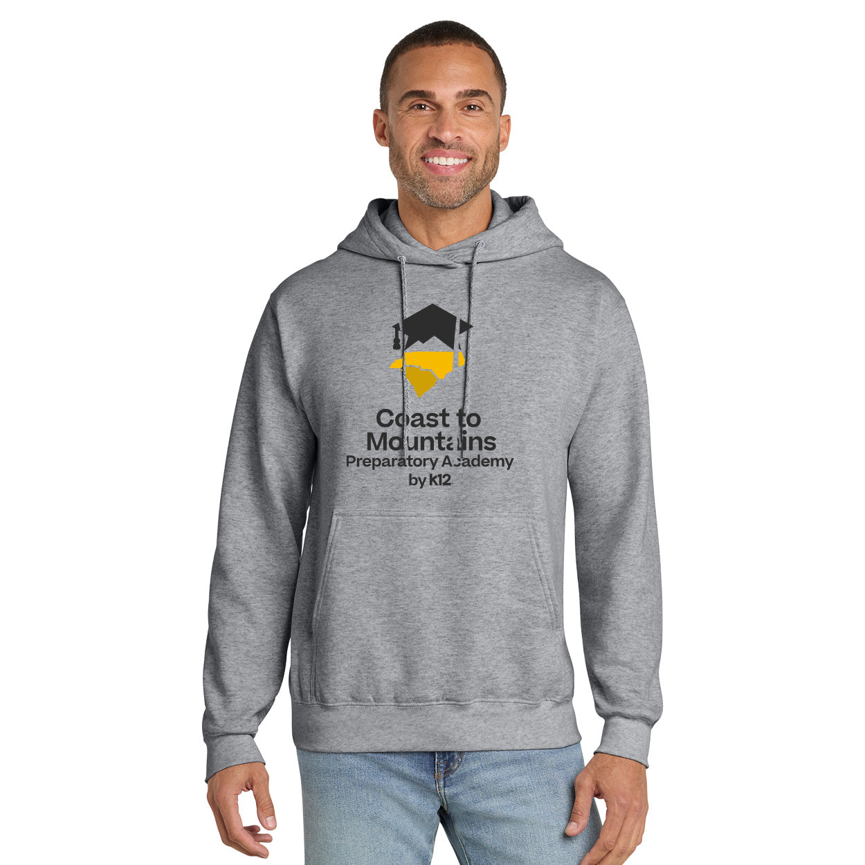 CMPA LOGO ESSENTIAL FLEECE PULLOVER HOODED SWEATSHIRT