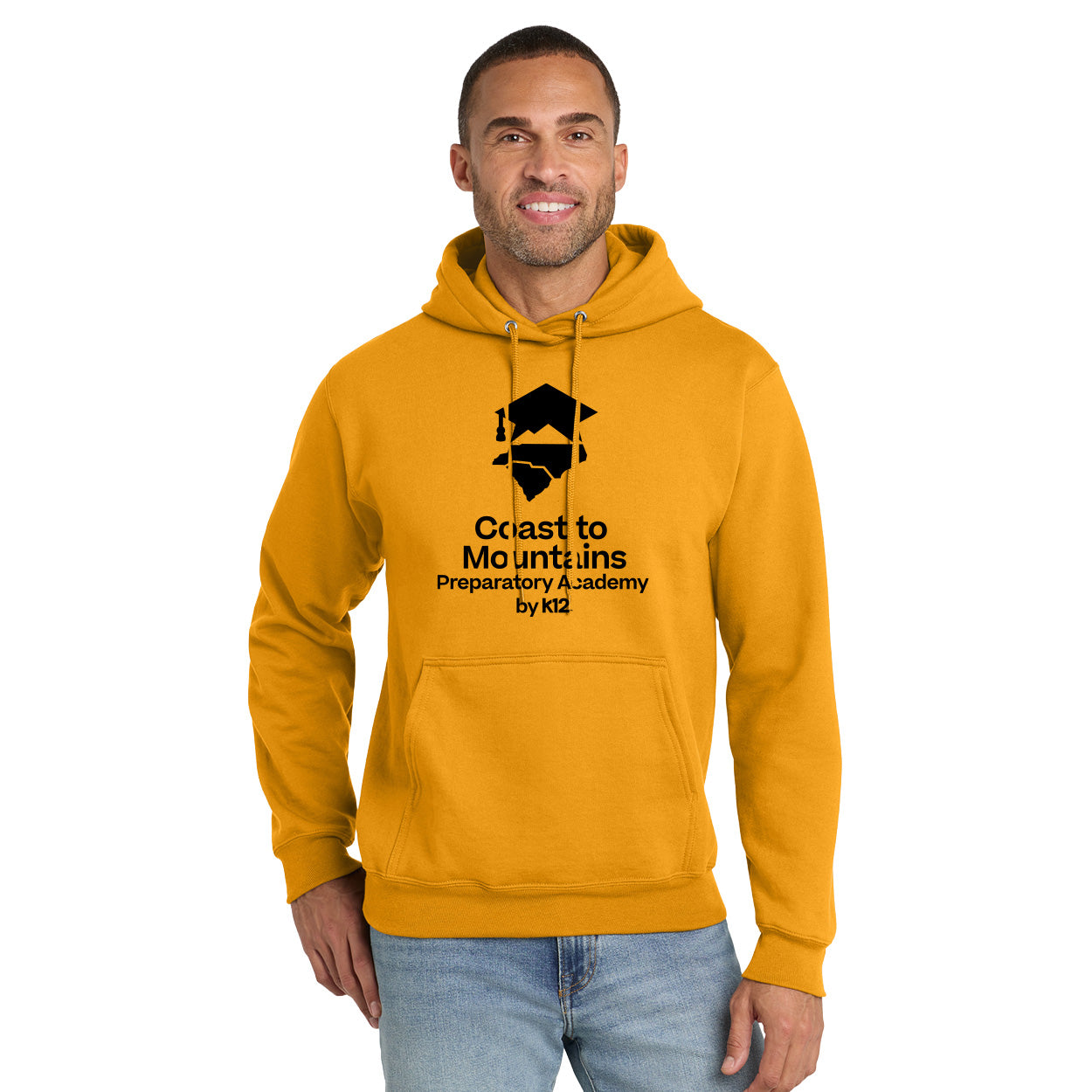 CMPA LOGO ESSENTIAL FLEECE PULLOVER HOODED SWEATSHIRT