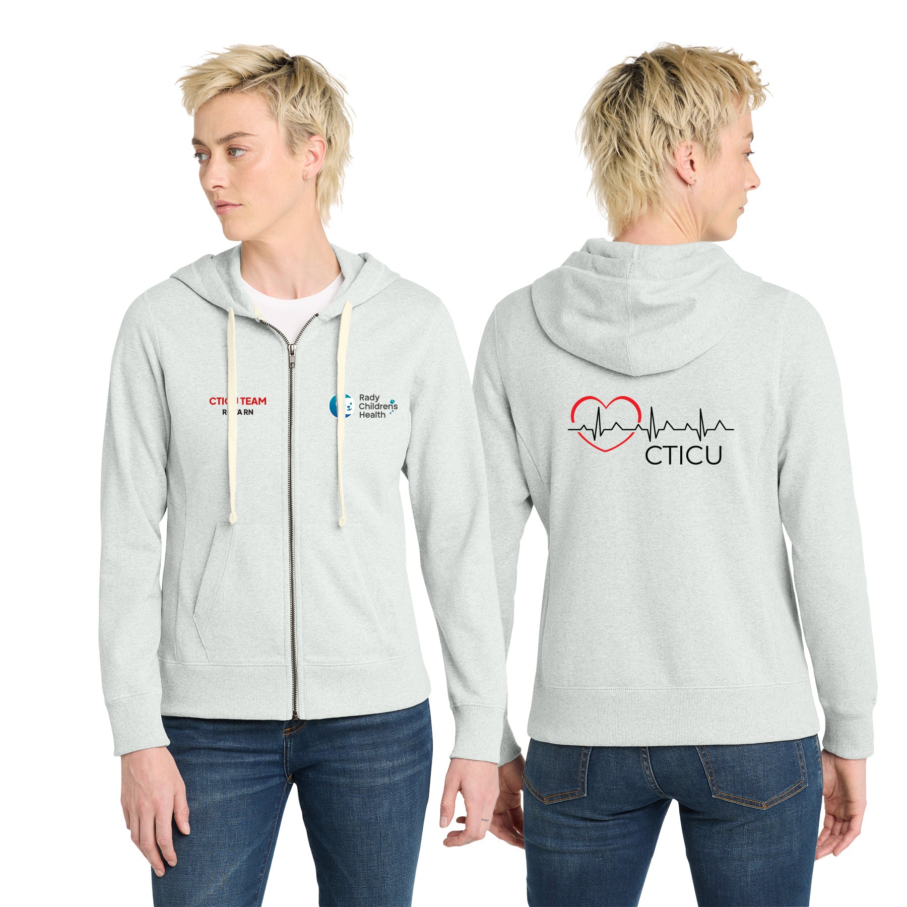 CTICU Women's Full-Zip Hoodie