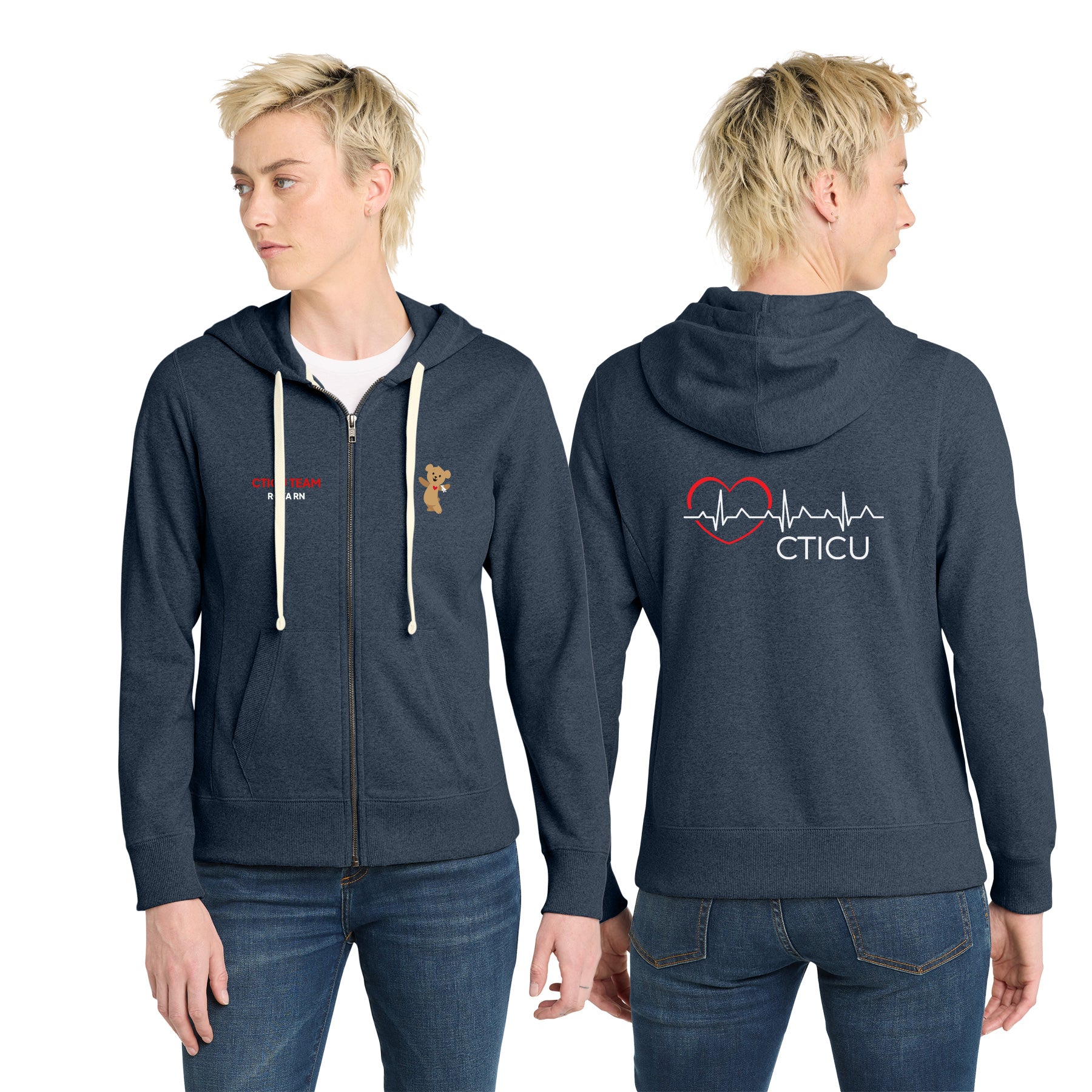 CTICU Women's Full-Zip Hoodie