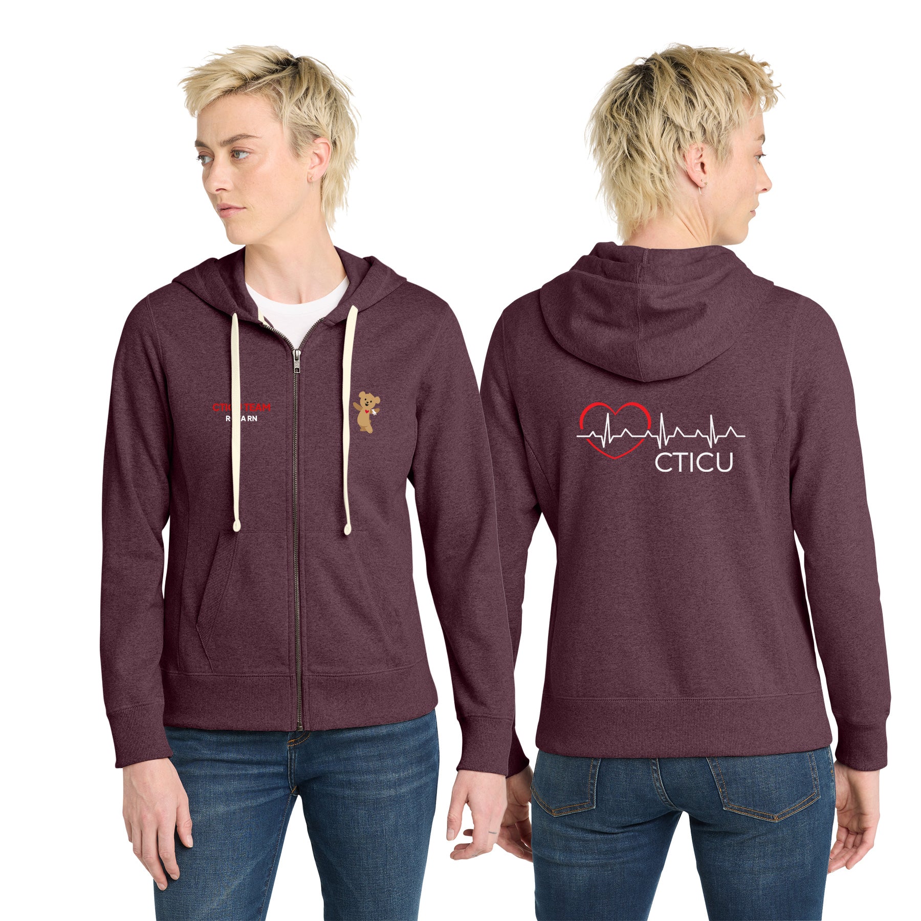 CTICU Women's Full-Zip Hoodie